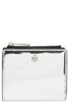 Women's Tory Burch Mini Robinson Mirror Leather Wallet -