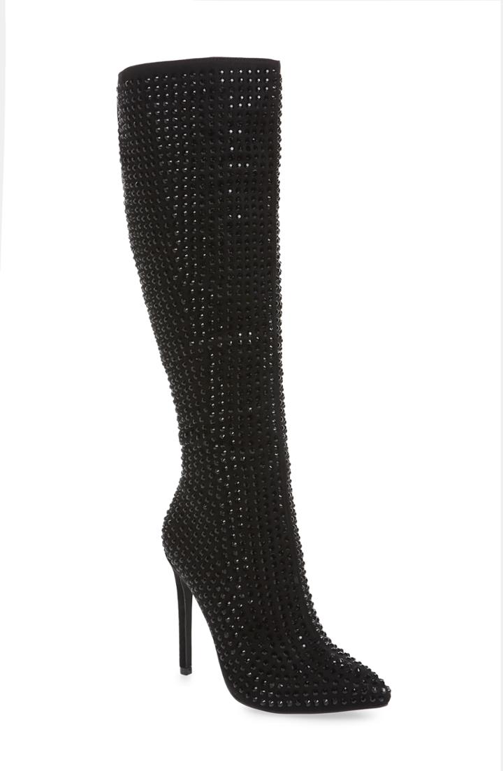 Women's Lauren Lorraine Milan Knee High Boot M - Black