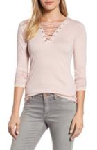 Women's Velvet By Graham & Spencer Lace-up Top