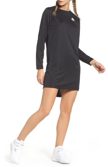 Women's Kappa Authentic Rippon T-shirt Dress - Black