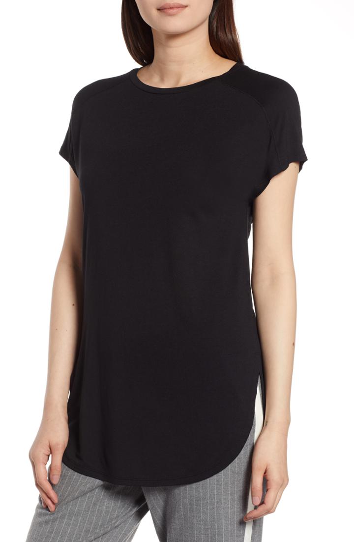 Women's Halogen Crewneck Tee - Black