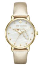 Women's Kate Spade New York Metro Florida State Of Mind Leather Strap Watch, 34mm
