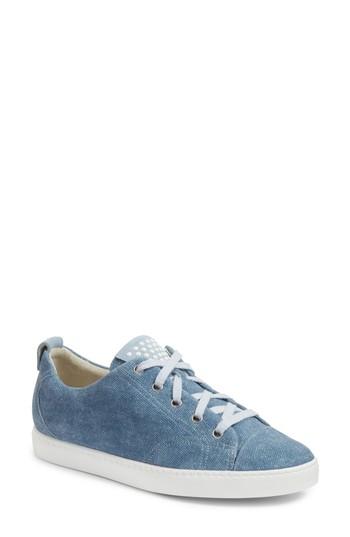 Women's Paul Green Pearl Metallic Sneaker .5us/ 3uk - Blue