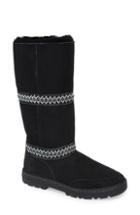 Women's Ugg Ultra Revival Genuine Shearling Boot, Size 6 M - Black