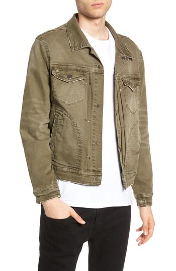 Men's Blanknyc Denim Trucker Jacket - Green