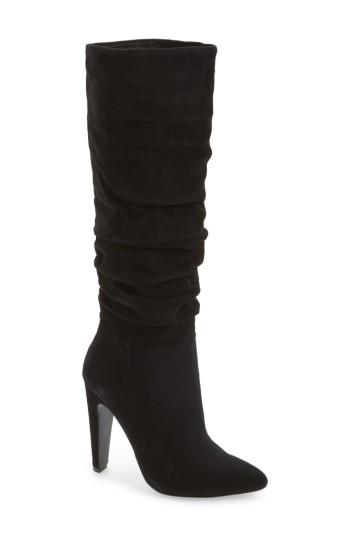 Women's Steve Madden Carrie Slouchy Boot .5 M - Black