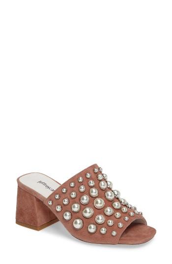 Women's Jeffrey Campbell Perpetua Dome Stud Open-toe Mule M - Pink