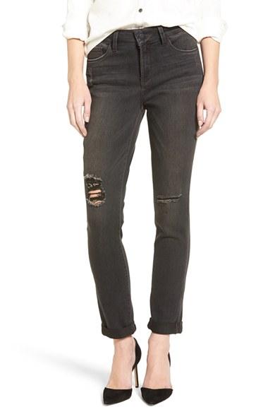 Women's Nydj 'anabelle' Destructed Stretch Boyfriend Jeans