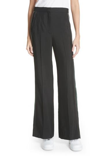 Women's Sandro Malka Wide Leg Trousers Us / 36 Fr - Black