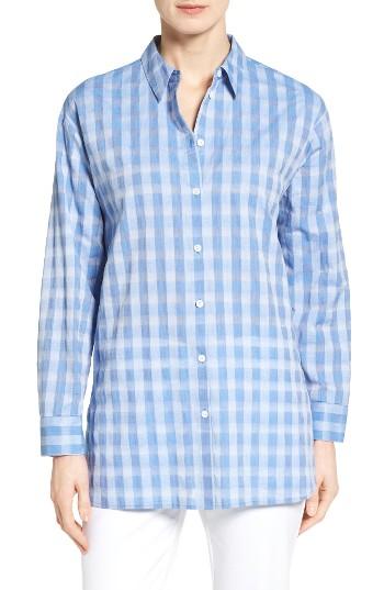 Women's Nordstrom Collection Button Back Oversize Tunic