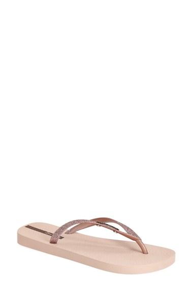 Women's Ipanema 'glitter' Flip Flop M - Pink
