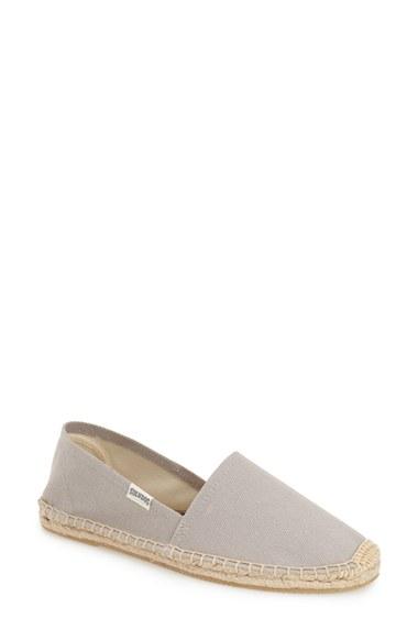 Women's Soludos 'original Dali' Espadrille Slip-on M - Grey