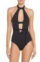 Women's Becca Socialite Belted One-pice Swimsuit