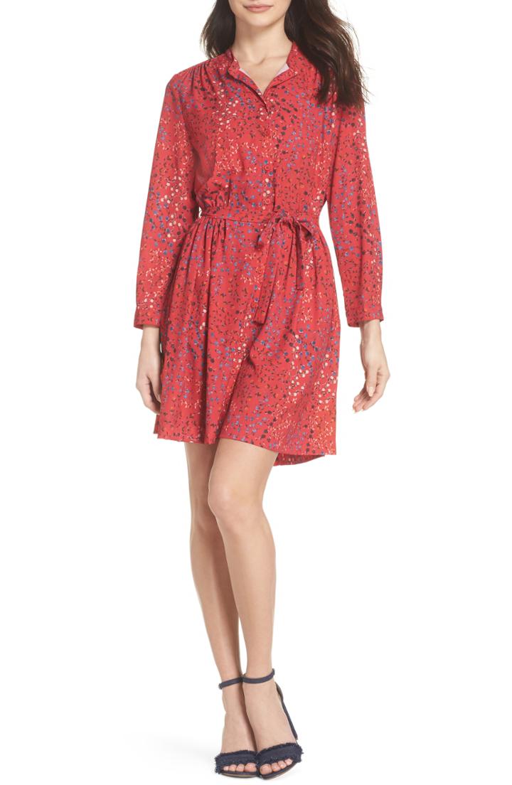 Women's French Connection Frances Drape Shirtdress
