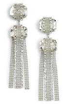 Women's Cristabelle Crystal Ball Chain Drop Earrings