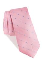 Men's 1901 Arnet Dot Skinny Silk Tie, Size - Pink