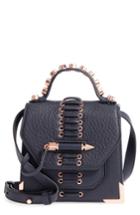 Mackage Mini Rubie Leather Crossbody Bag - Blue