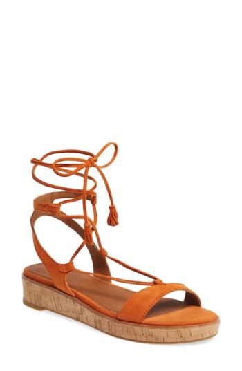 Women's Frye Miranda Gladiator Platform Sandal .5 M - Orange