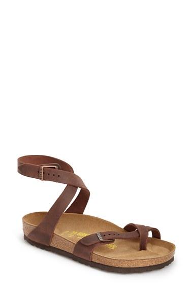 Women's Birkenstock 'yara' Sandal -9.5us / 40eu D - Brown