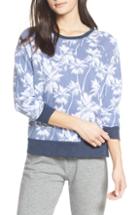 Women's Sol Angeles White Palm Sweatshirt - White