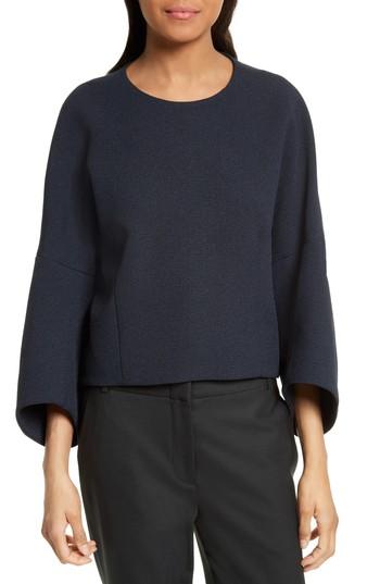 Women's Tibi Mica Sculpted Crepe Top