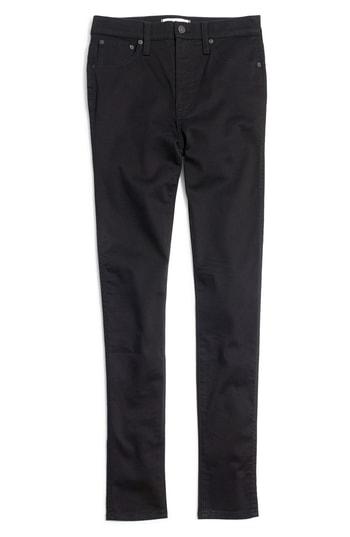 Women's Madewell 10-inch High Rise Skinny Jeans Tall - Black