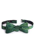 Men's Ted Baker London Dickinson Paisley Silk Bow Tie, Size - Green