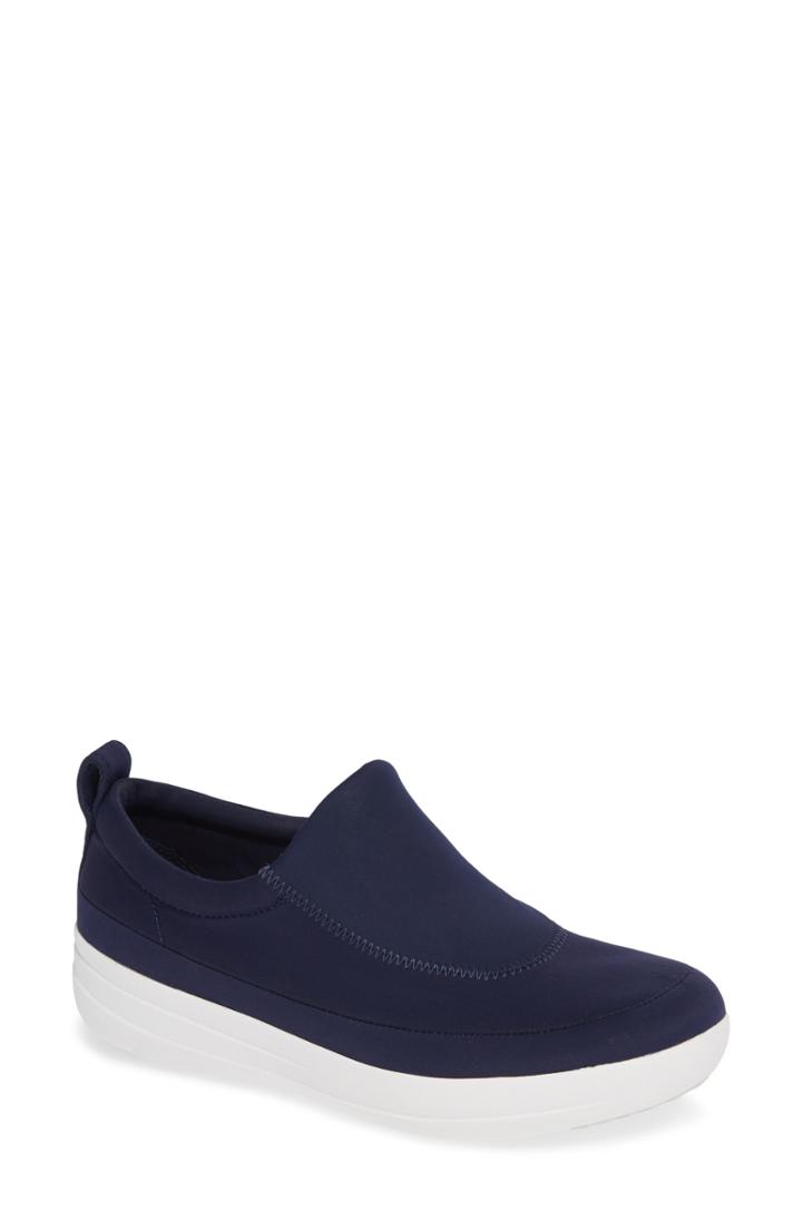 Women's Fitflop Freeflex Slip-on Sneaker .5 M - Blue