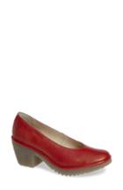 Women's Fly London Walo Pump .5-7us / 37eu - Red