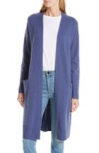 Women's Nordstrom Signature Boiled Cashmere Open Cardigan - Blue