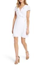 Women's Willow & Clay Ruffle Wrap Dress - White