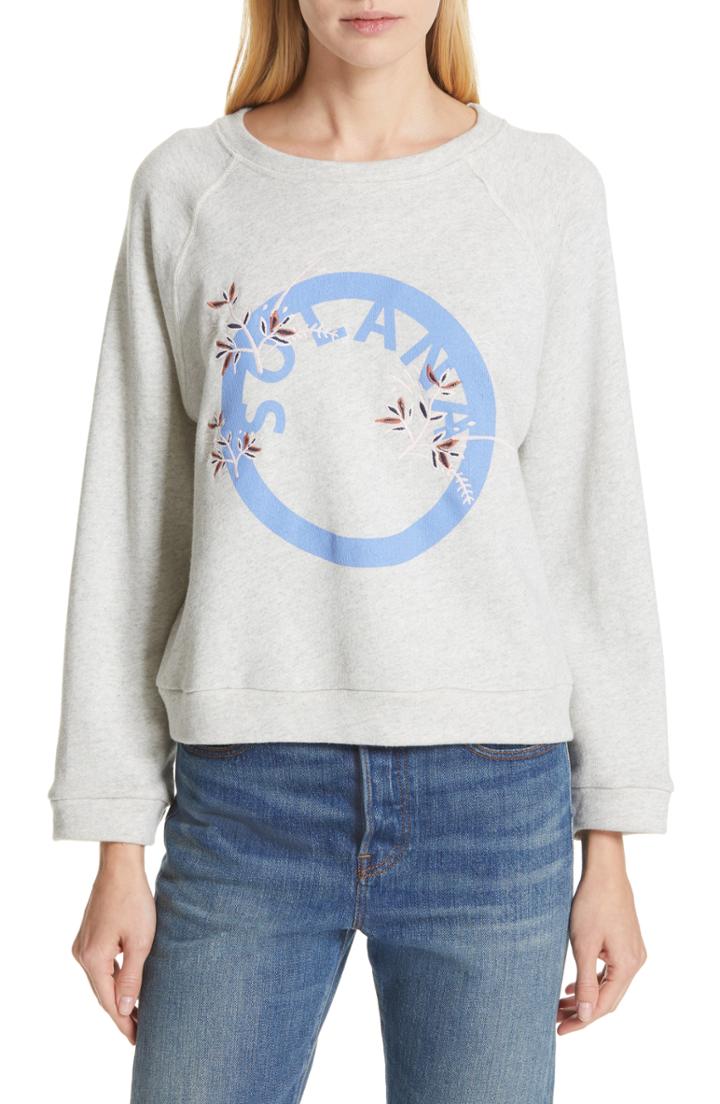 Women's Dolan Katie Graphic Sweatshirt - Grey