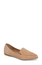 Women's Steve Madden Feather Loafer Flat .5 M - Brown