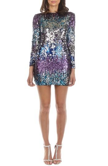 Women's Tfnc Paris Sequin Body-con Dress - Metallic