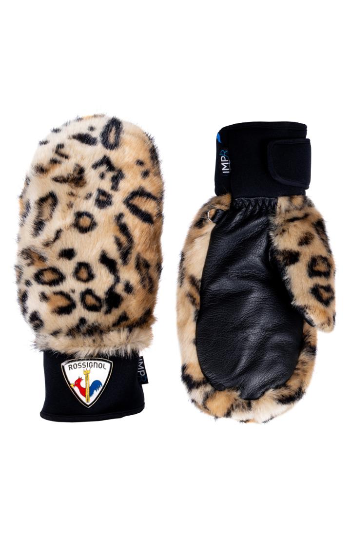 Women's Rossignol Yurock Eco Faux Fur Mittens - Beige