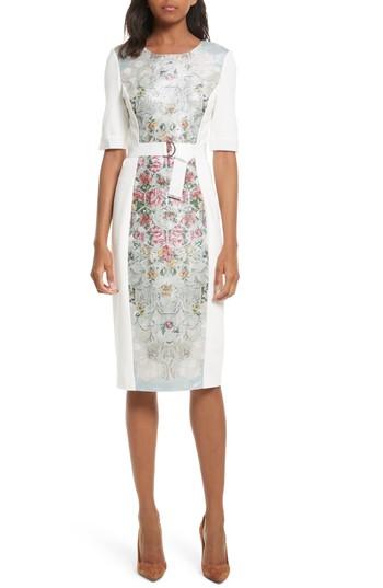 Women's Ted Baker London Patchwork Body-con Dress