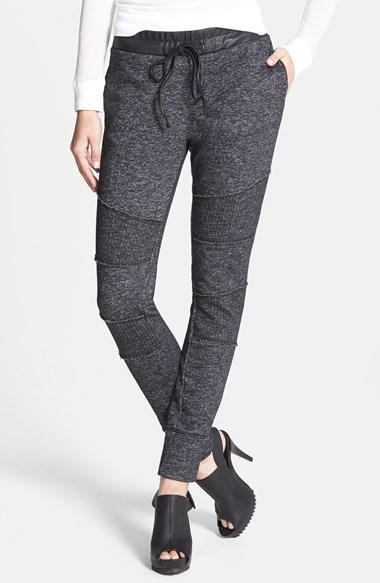 Kiind Of French Terry Moto Jogger Leggings