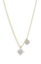 Women's Diamond Start Pendant Necklace