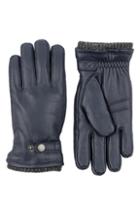 Men's Hestra Utsjo Leather Gloves - Blue