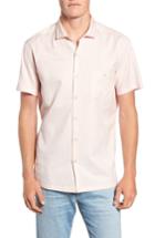 Men's Tori Richard Seas The Day Trim Fit Camp Shirt - Pink