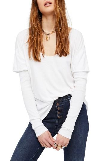Women's Free People Magic Tee - White
