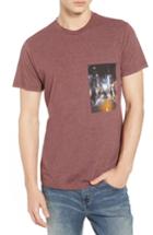 Men's Rvca Curren Photo Graphic T-shirt - Burgundy