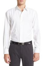 Men's Armani Collezioni Trim Fit Texture Woven Sport Shirt