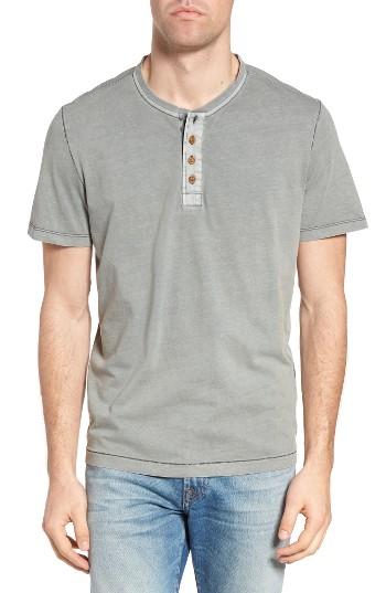 Men's Jeremiah Edmund Pigment Jersey Henley - Grey