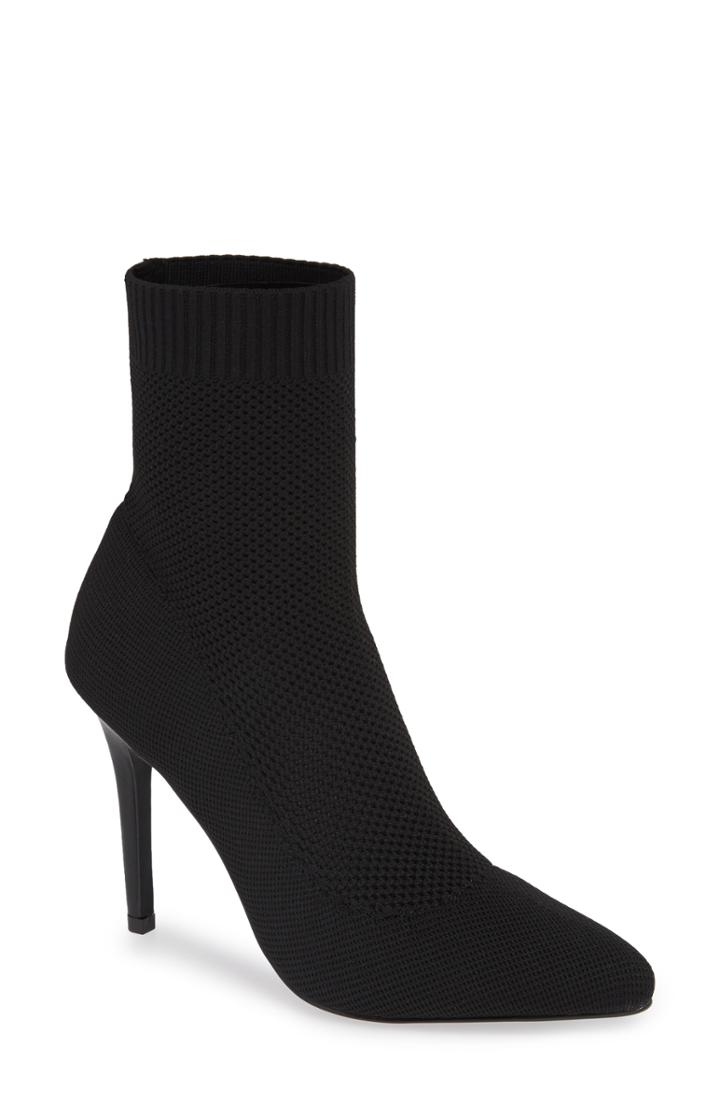 Women's Charles By Charles David Puzzle Sock Bootie .5 M - Black