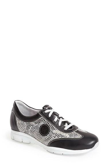 Women's Mephisto 'yael' Soft-air Sneaker .5 M - Black