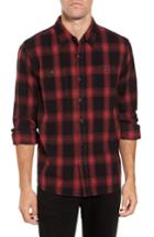 Men's True Grit Roadtrip Plaid Flannel Sport Shirt - Red