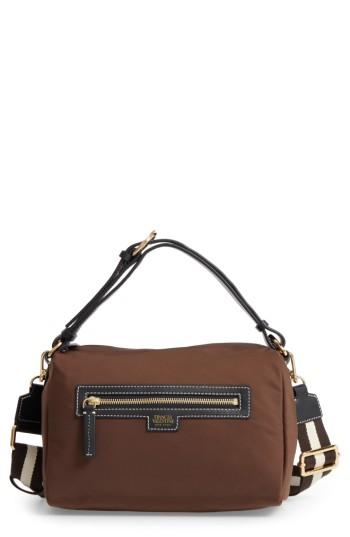 Frances Valentine Small Flannery Nylon Satchel - Brown