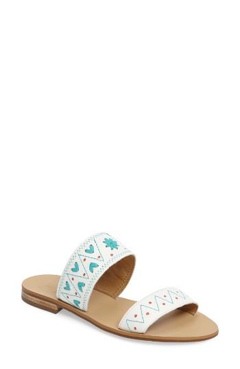 Women's Jack Rogers Adair Slide Sandal M - Blue