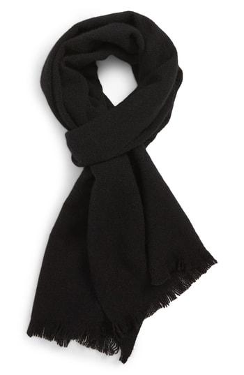 Men's Nordstrom Men's Shop Solid Cashmere Scarf, Size - Brown
